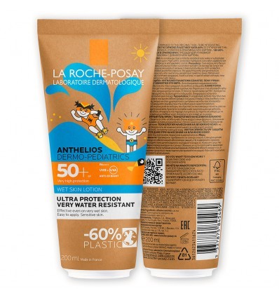 Anthelios Dermo-Pediatrics Gel Pele Molhada FPS50, 200ml.