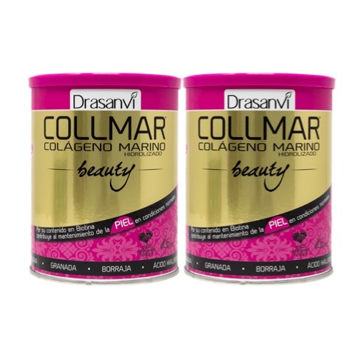 Drasanvi Collmar Beauty Colágeno Marinho Hidrolisado Frutos Floresta Duplo, 2x275 g