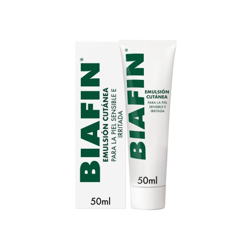 Biafin Skin Emulsion, para peles sensíveis e irritadas, 50ml