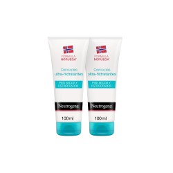 Neutrogena Norwegian Formula duplo creme ultra-hidratante para pés secos, 2x100 ml