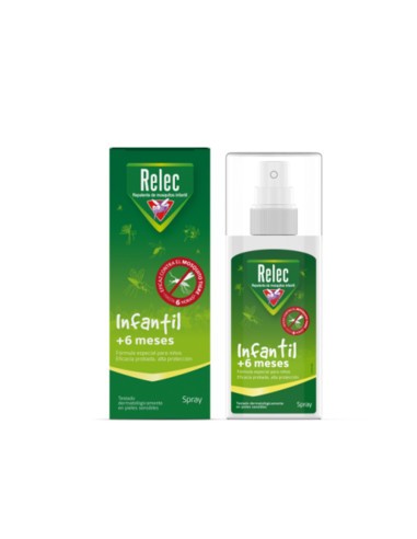 Relec Spray Repelente de Mosquitos Infantil, 100ml.