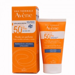 Avene Unscented Sun Fluid FPS 50+, 50 ml