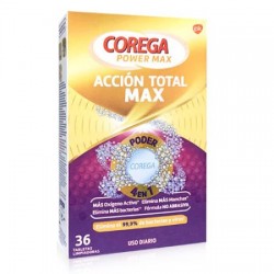 Corega Total Action Daily Cleanse, 36 comprimidos.