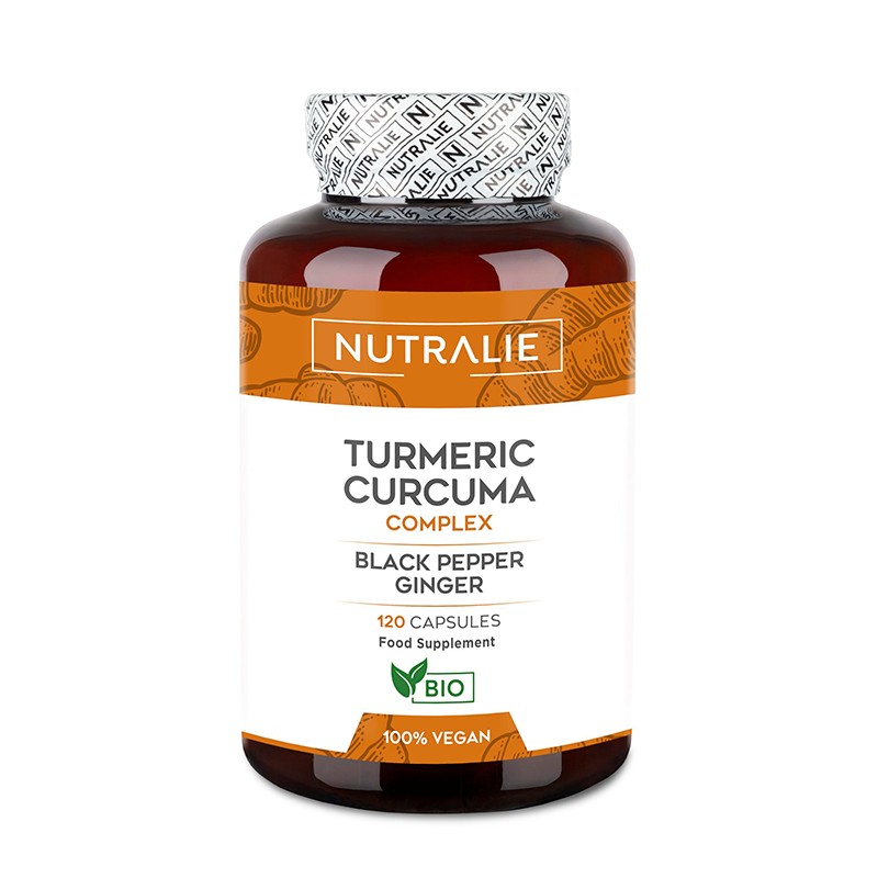 Cúrcuma tumeric Nutralie, 120 cápsulas