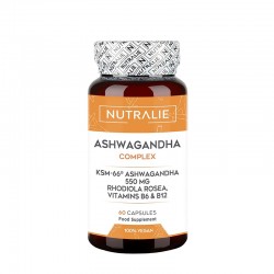 Complexo Nutralie ashwagandha, 60 cápsulas