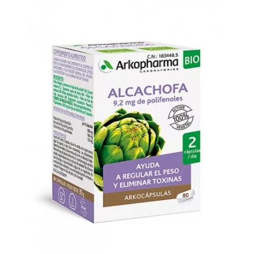 Arkocapsules Alcachofra, 80 cápsulas
