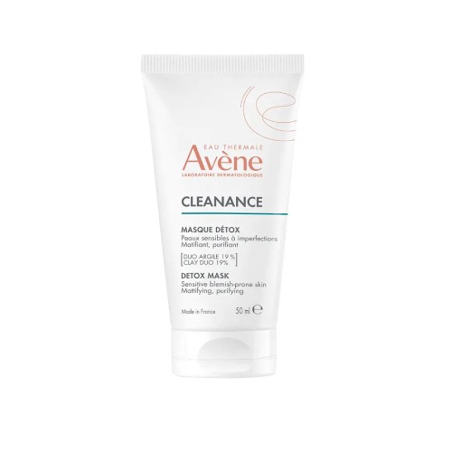 Máscara de limpeza Avene detox, 50ml