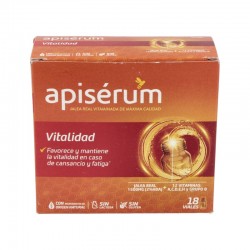 Apiserum Vitality, 18 frascos.