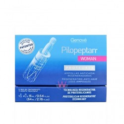 Genove Pilopeptan Mulher Proteokel anti-queda de cabelo, 4 ampolas