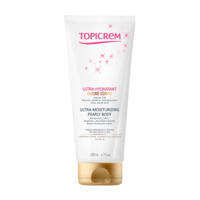 Topicrem UltraHidratante Nacarada, 200ml.