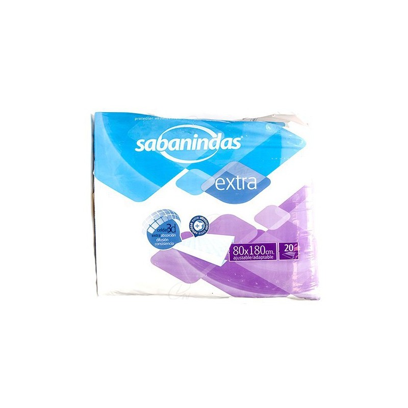 Sabanindas Bed Protector 80x180, 20 unidades