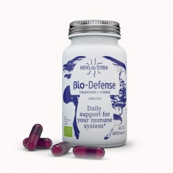 Suporte Diário Hifas da Terra Bio-Defense, 60 Cápsulas