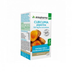 Arkopharma Piperina de cúrcuma, 80 cápsulas
