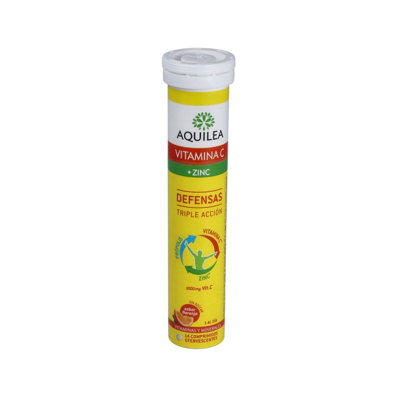 Yarrow Vitamina C + Zinco, 14 comprimidos efervescentes