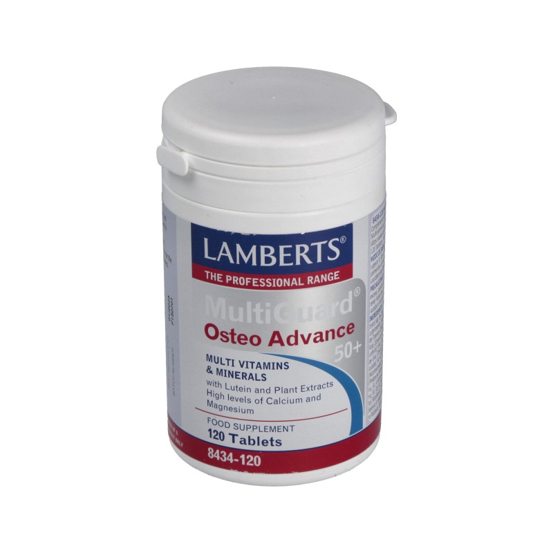 LAMBERTS Multi-Guard Osteo Advance 50+, 120 comprimidos.