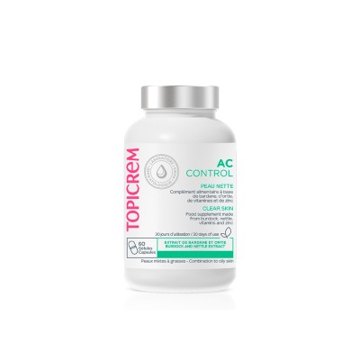 Topicrem AC Clean Skin Control, 60 Cápsulas