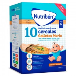 Nutriben 10 Cereais Maria Biscoitos 600g