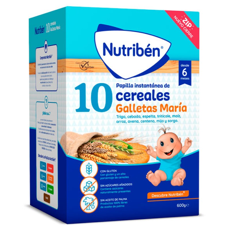 Nutriben 10 Cereais Maria Biscoitos 600g
