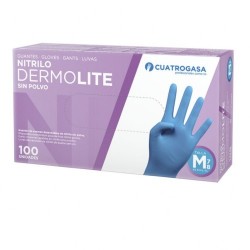 DERMOLITE LUVA NITRÍLICA XL 100U