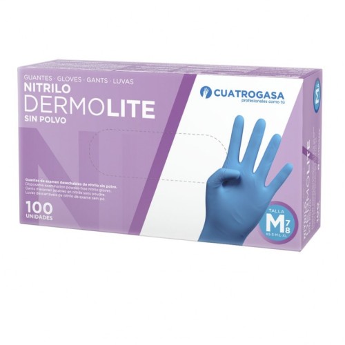 DERMOLITE LUVA NITRÍLICA XL 100U