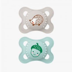 MAM Original Matt Neutral Chupeta de Silicone 2-6M, 2 unidades