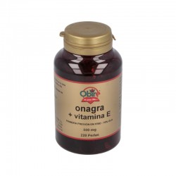 Obire Evening Primrose Oil + Vit E 500 mg, 220 cápsulas gelatinosas.