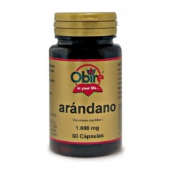 Obire Blueberry 1000 mg, 60 Cápsulas.