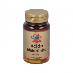 Obire Ácido Hialurônico 100mg, 60 cápsulas.