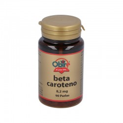 Obire betacaroteno, 90 cápsulas gelatinosas.