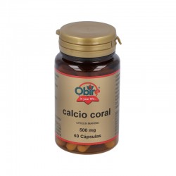 Obire Coral Cálcio 500mg, 60 Cápsulas.