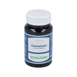 Bonusan Haematonyl Ferro Orgânico, 60 Cápsulas