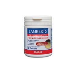 LAMBERTS Cúrcuma Liberação Rápida, 60 Comprimidos