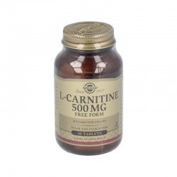 Solgar L- Carnitina 500 mg, 30 comprimidos.