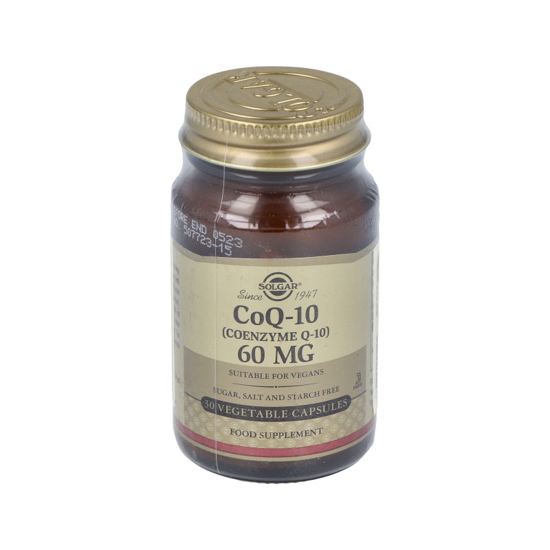 Solgar Coenzima Q-10 60 mg. 30 Cápsulas gelatinosas.