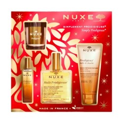 Nuxe Pack Simplesmente Prodigieux Huile+Perfume+Creme+Vela
