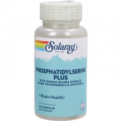 Solaray Fosfatidilserina Plus, 60 cápsulas