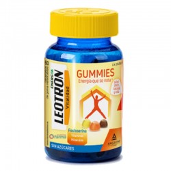 Leotron Energy & Vitality Orange, Limão e Cola Flavored Gummies, 60 Gummies