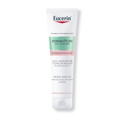 Eucerin Dermopure gel de limpeza concentrado de controle de óleo triplo efeito, 150 ml