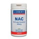 LAMBERTS NAC (N-acetilcisteína) 600 mg, 60 cápsulas.