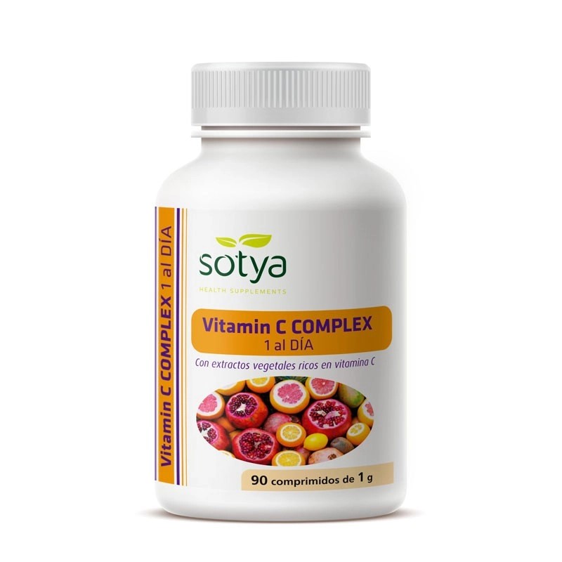 Sotya Vitamin C Complex por dia, 90 comprimidos.