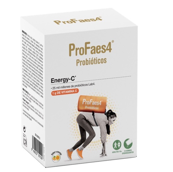 ProFaes4 Energy-C Probióticos, 14 sachês