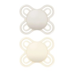 MAM Chupeta de silicone perfect start neutral 0-2 meses, 2 unidades