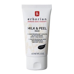 Erborian máscara de leite e peel mask, máscara rejuvenescedora, 60 g.
