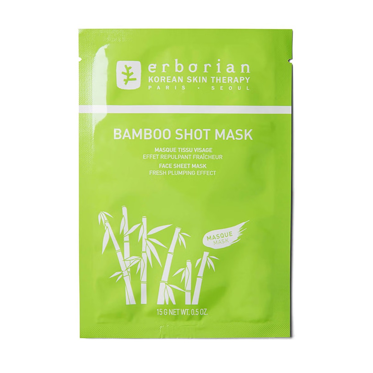 Erborian máscara de folha de bambu