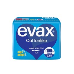Evax Pads Sùper Plus Asas, 10 unid.