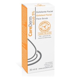 CareDerm Scrub 5% Esfoliante facial, 30 ml
