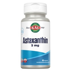 KAL Astaxanthin 5 mg, 60 cápsulas