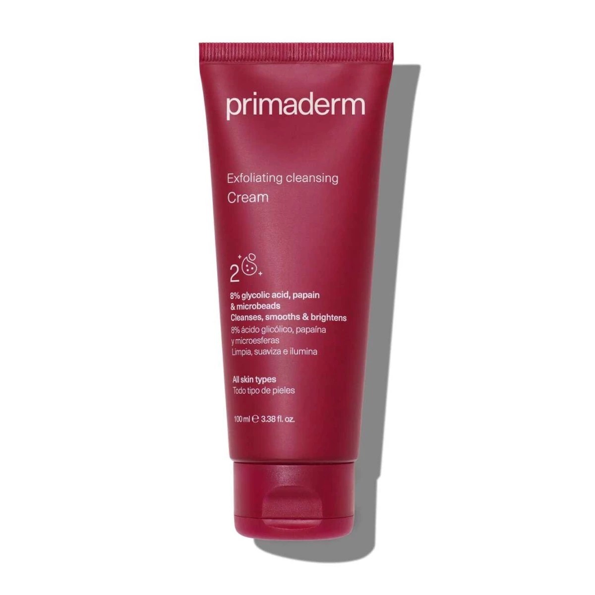 Primaderm Exfoliating Cleansing Cream, 100 ml