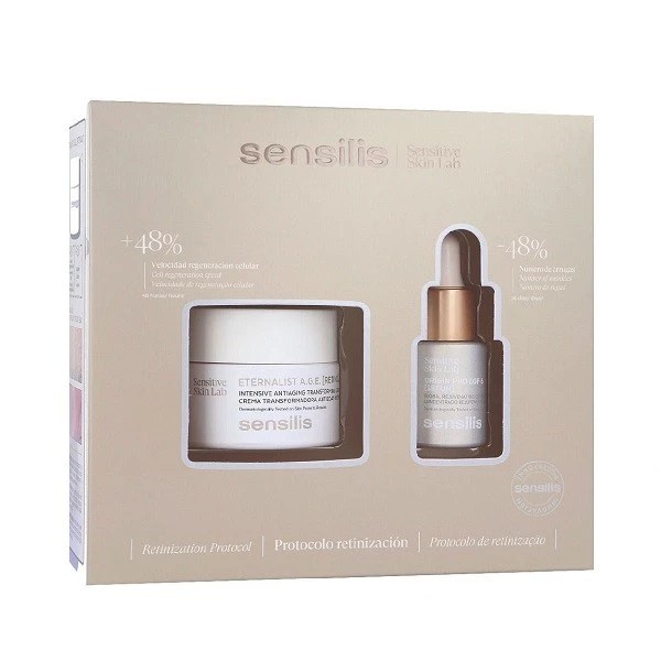 Sensilis Eternalist A.G.E Retinol Creme Anti-Envelhecimento Intensivo, 50 ml + SOS SERUM GIFT