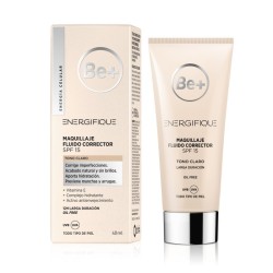 BE+ Energifique Maquilhagem Fluida Pele Clara SPF 15, 40 ml